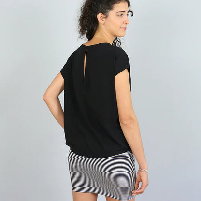 FRAU ILVIE • Bluse Rückenschlitz