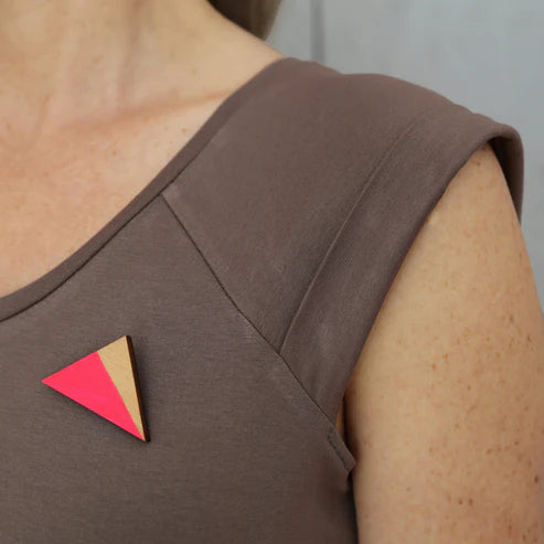 FRAU JOSY • Trägershirt PAPIERSCHNITT