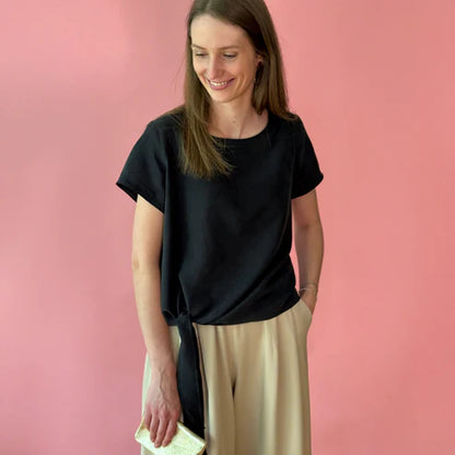 FRAU PINA • Knotenbluse