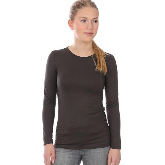 FRAU TANIA • körpernahes Basicshirt, PAPIERSCHNITT