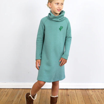POLLY • Sweatkleid mit Rollkragen PAPIERSCHNITT