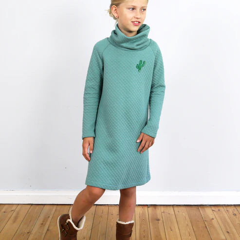 POLLY • Sweatkleid mit Rollkragen PAPIERSCHNITT