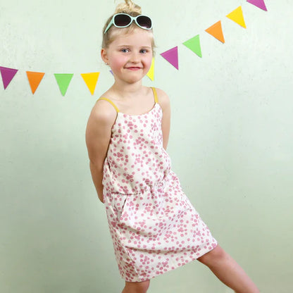 SOFIE • Kleid Spaghettiträger; PAPIERSCHNITT