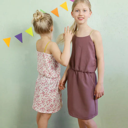 SOFIE • Kleid Spaghettiträger; PAPIERSCHNITT