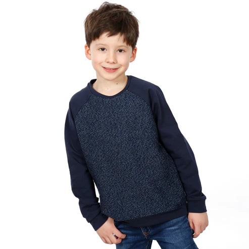 SVENNI • Pullover mit Raglanärmeln, PAPIERSCHNITT
