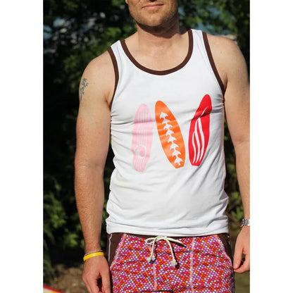 Papierschnitt Basic Tank Top Herren | Größe XS - XXXL