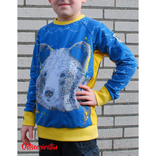 „Enfant Sportif“- das raffinierte Shirt mit dem Seitenstreifen für Kinder