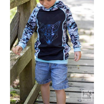 Hoodie für Kinder - Pullover - Schnittmuster - Vanja - Papierschnittmuster