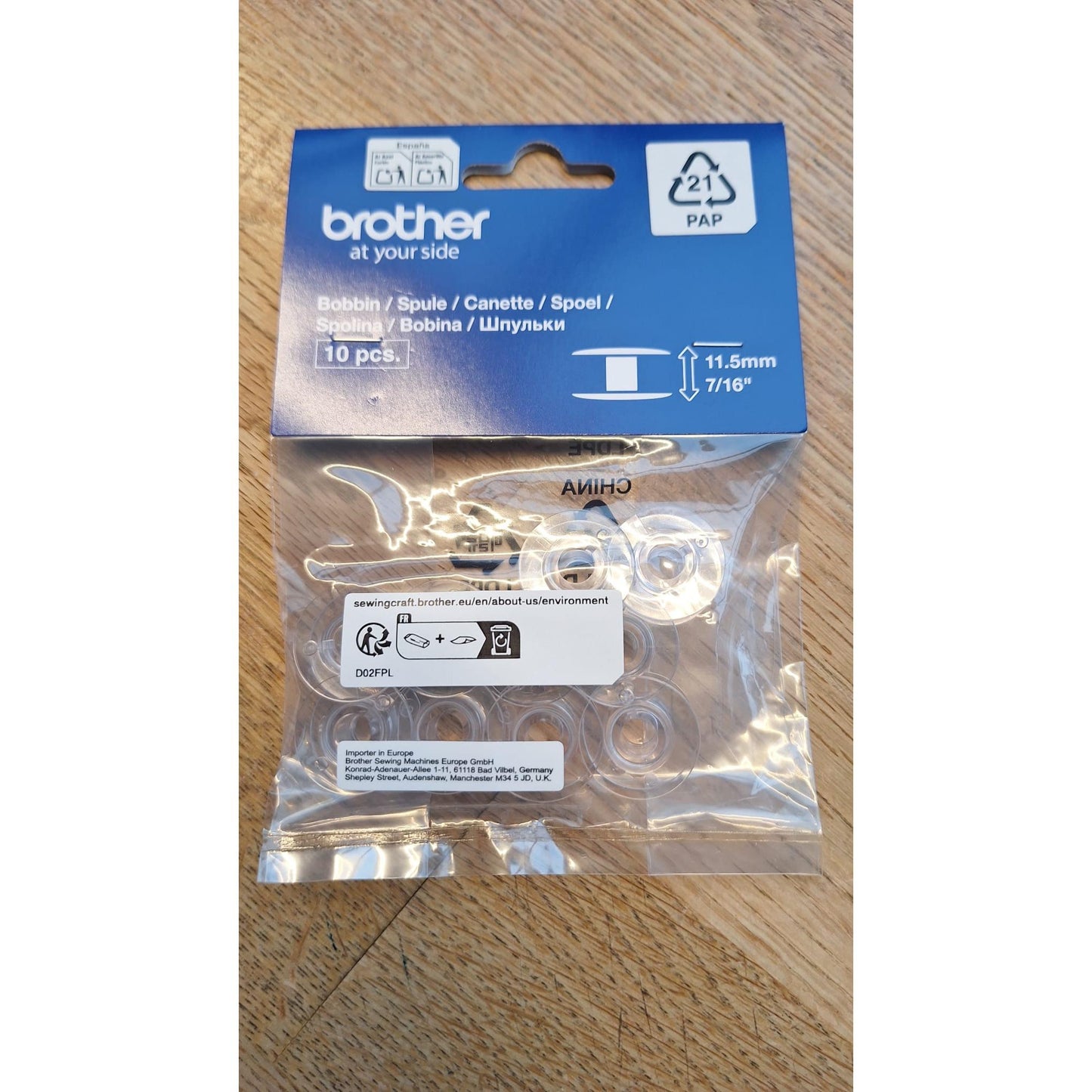 Original Brother Spulen 10 Stück