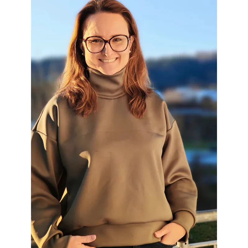 Papierschnitt Sweater Zuri | Größe 32-58