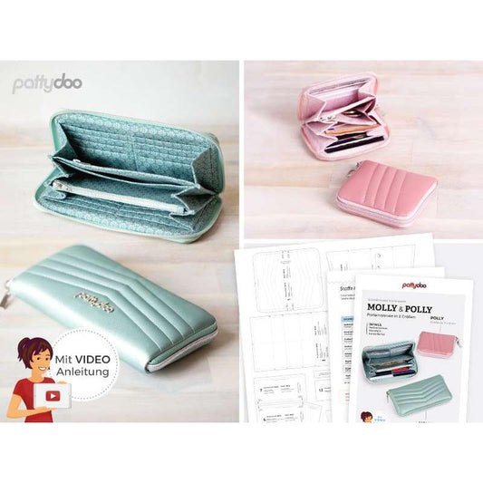 Portemonnaie Molly & Polly - Pattydoo- Papierschnittmuster