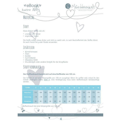 Sweathose Damen - Papierschnittmuster Gr. 32-58 - Abby