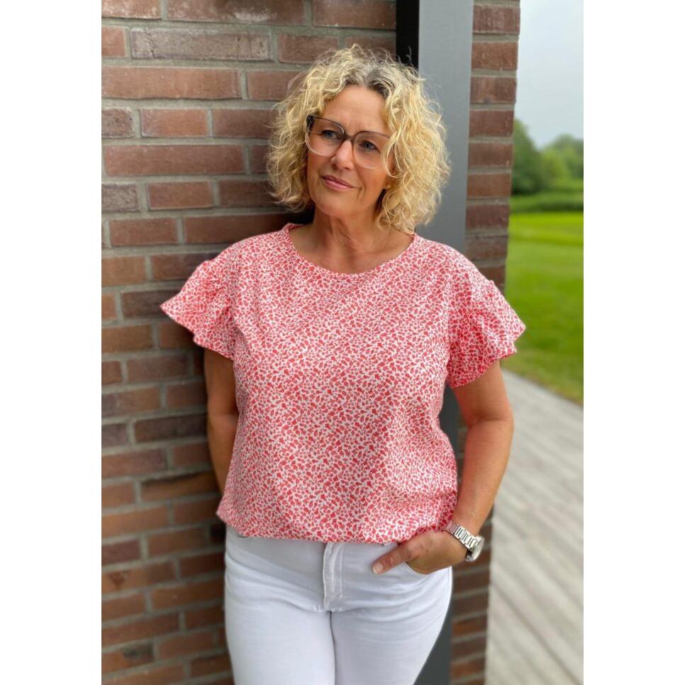 Rüschenshirt für Damen - Schnittmuster - Alcudia - Papierschnittmuster