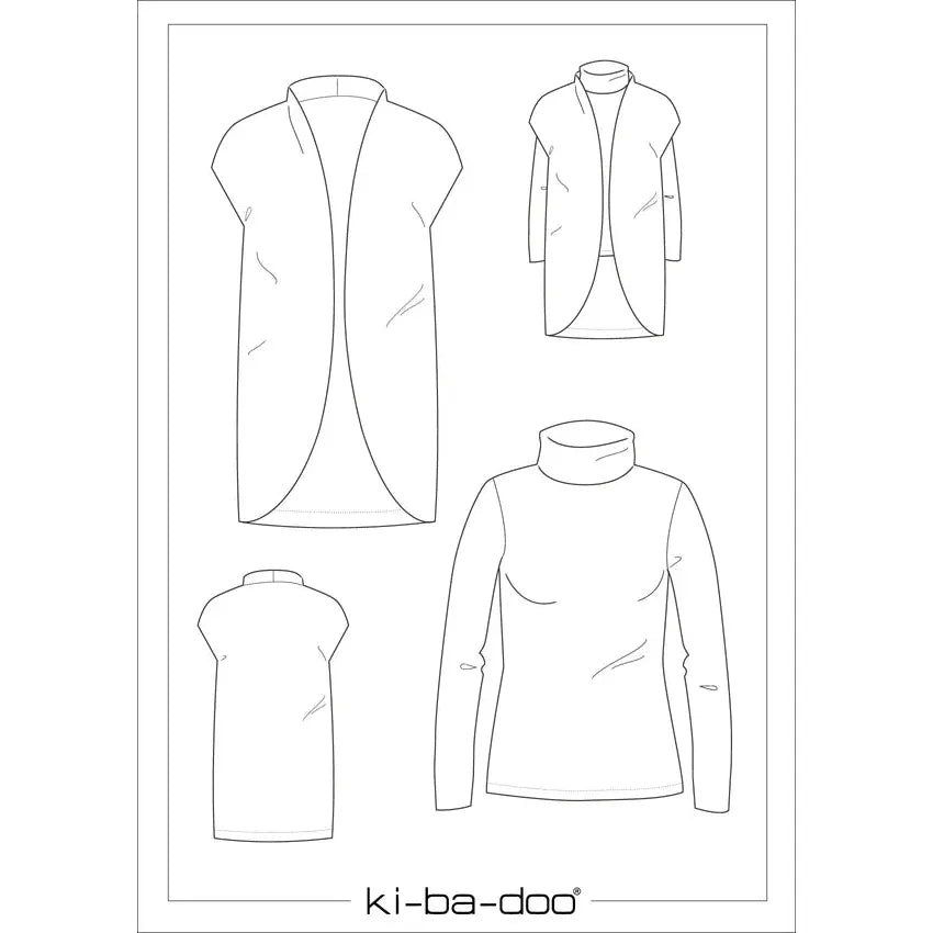 Papierschnitt Weste & Rolli Alda | Größe 32-58