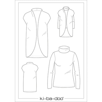 Papierschnitt Weste & Rolli Alda | Größe 32-58