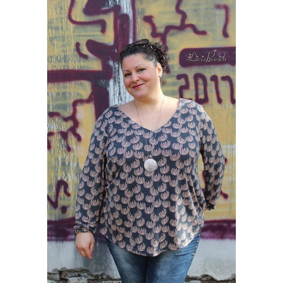 Kleid/Bluse Damen - Papierschnittmuster Gr. 32-54 - Ava