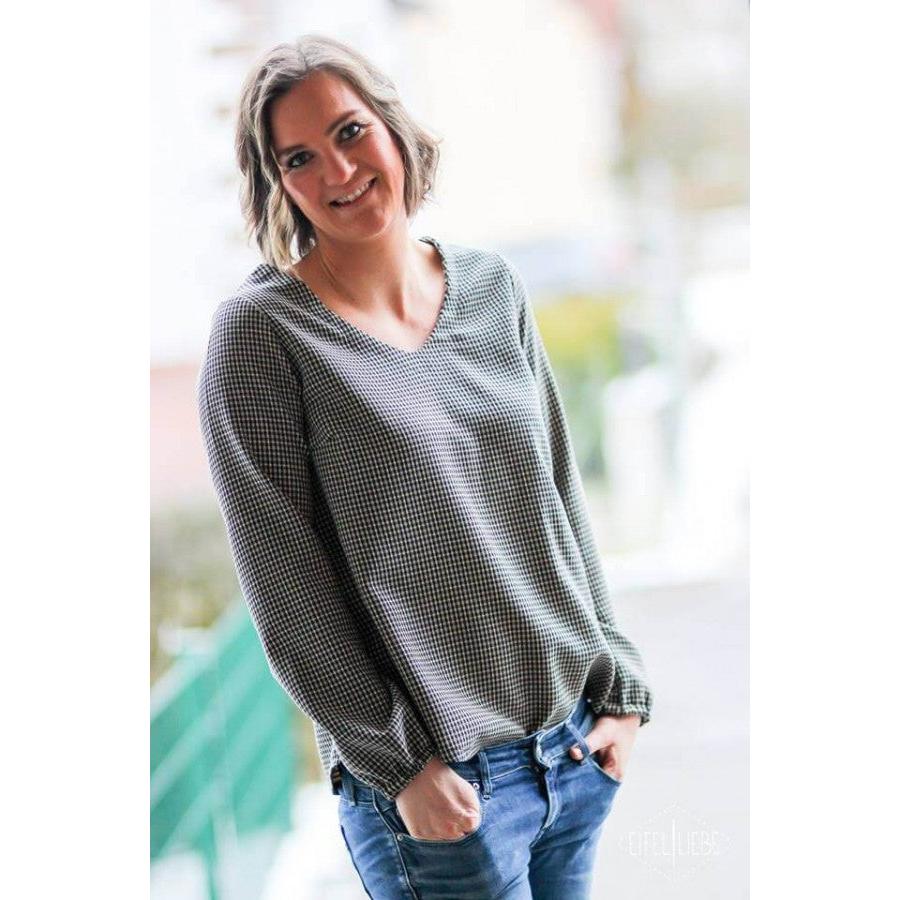 Kleid/Bluse Damen - Papierschnittmuster Gr. 32-54 - Ava