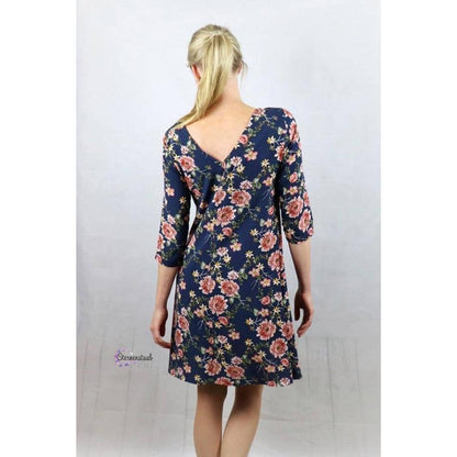 Kleid/Bluse Damen - Papierschnittmuster Gr. 32-54 - Ava