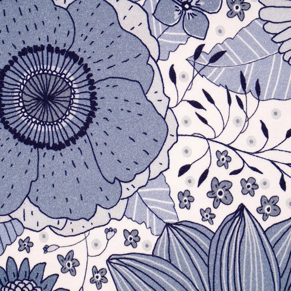 Bio-Baumwolljersey Sommerblumen Grau-Blau – Stoffonkel Susalabim