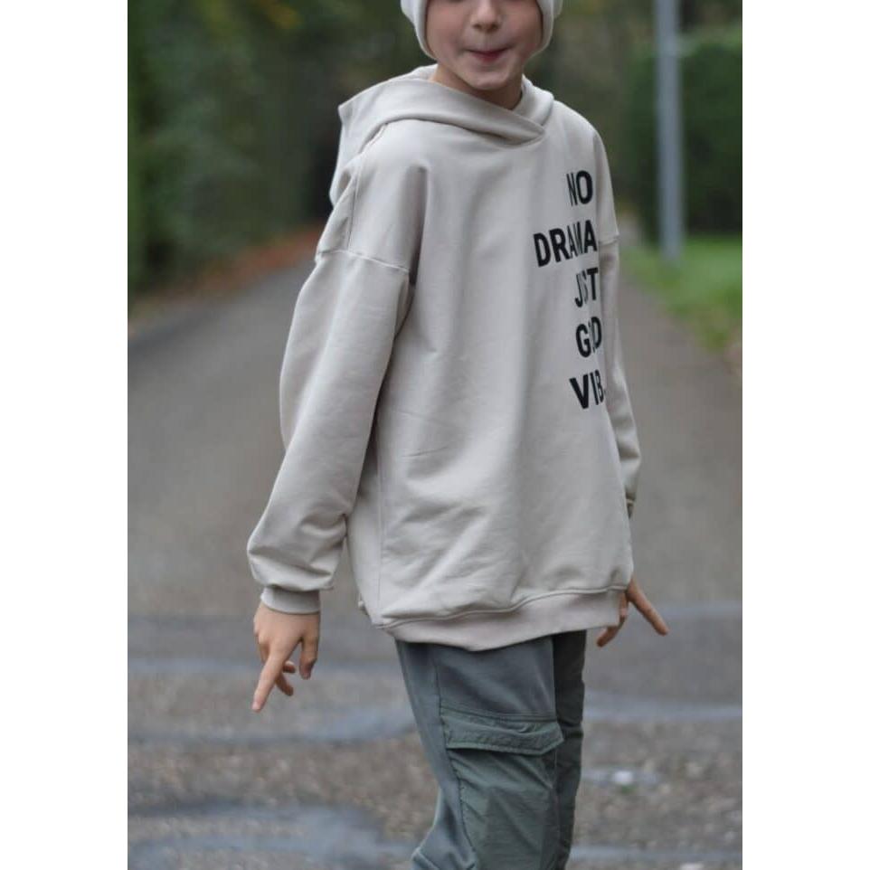 Boston- Hoodie für Kinder – Papierschnittmuster