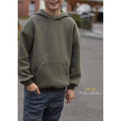 Boston- Hoodie für Kinder – Papierschnittmuster