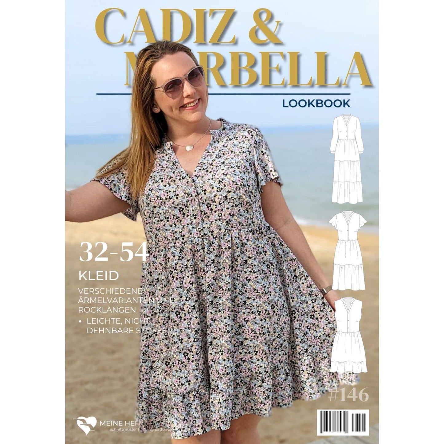 Kleid Damen - Papierschnittmuster Gr. 32-54 - Cadiz & Marbella
