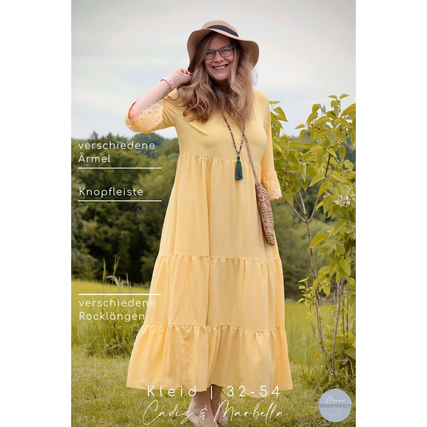 Kleid Damen - Papierschnittmuster Gr. 32-54 - Cadiz & Marbella