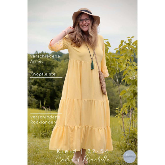 Kleid Damen - Papierschnittmuster Gr. 32-54 - Cadiz & Marbella