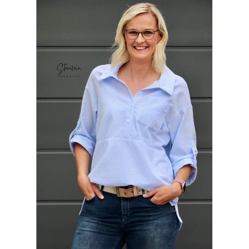Cassis- Oversizebluse Damen - Papierschnittmuster Gr. 32- 54