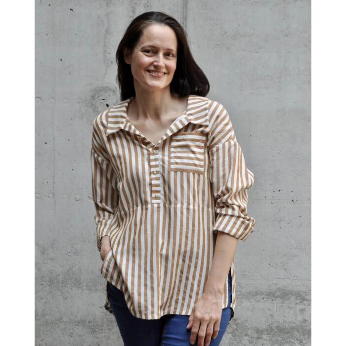 Cassis- Oversizebluse Damen - Papierschnittmuster Gr. 32- 54