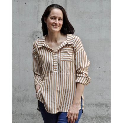 Cassis- Oversizebluse Damen - Papierschnittmuster Gr. 32- 54