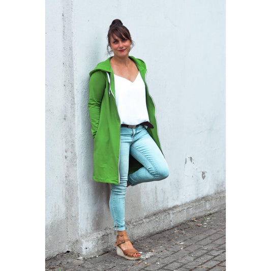 Sweatjacke für Damen - Schnittmuster - Claire - Papierschnittmuster