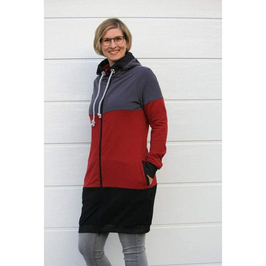 Sweatjacke für Damen –  Clara – Papierschnittmuster