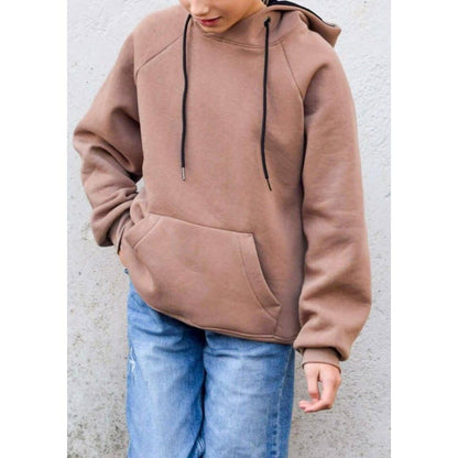 Denver- Raglanhoodie für Kinder – Papierschnittmuster