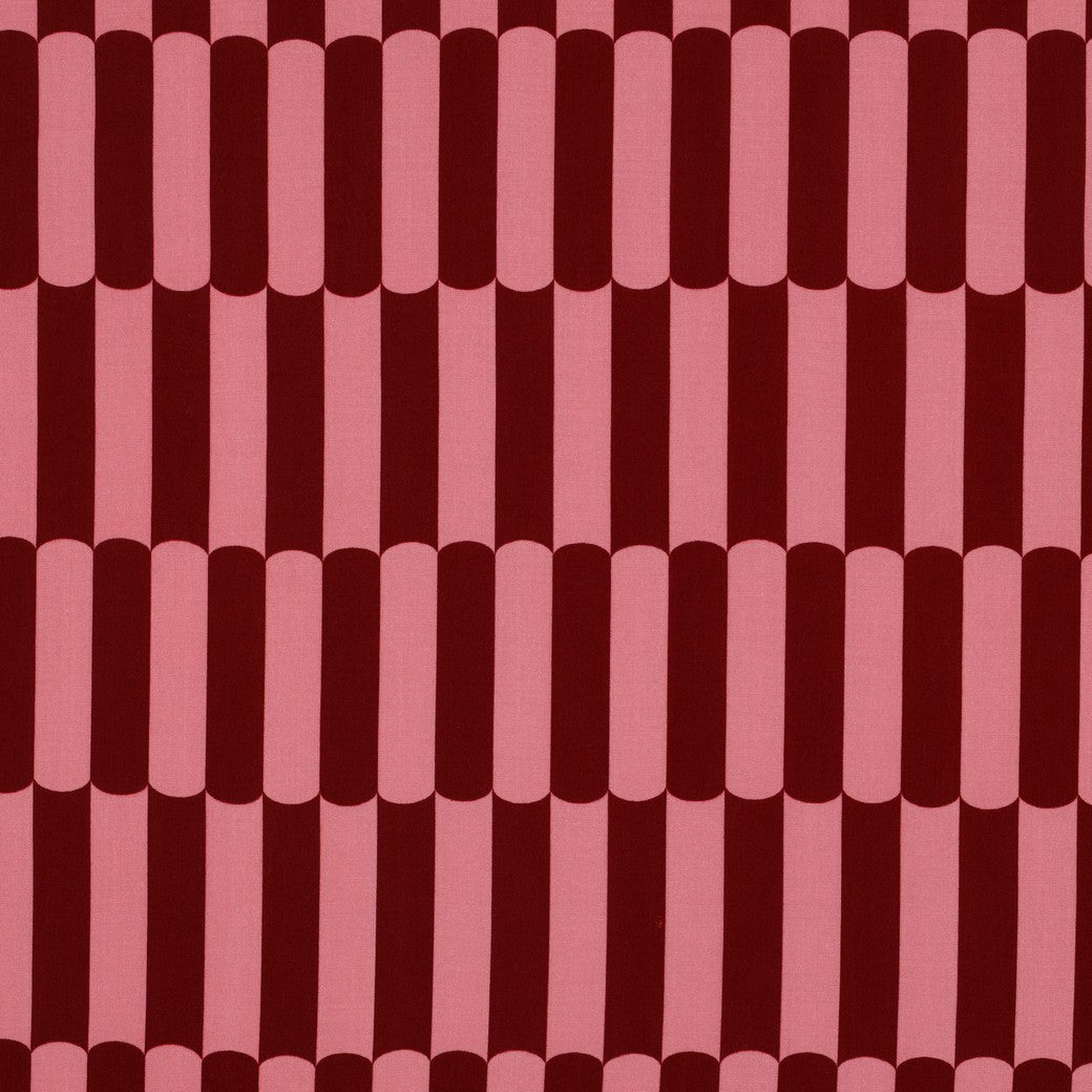 ECOVERO™ Viskose Retro Bordeaux-Rosé – 140 cm breit