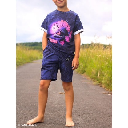 French Terry Panel „Deep Water Anglerfisch“ by Thorsten Berger