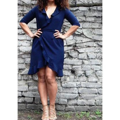 Papierschnitt Wickelkleid Fenja | Größe 32 -48