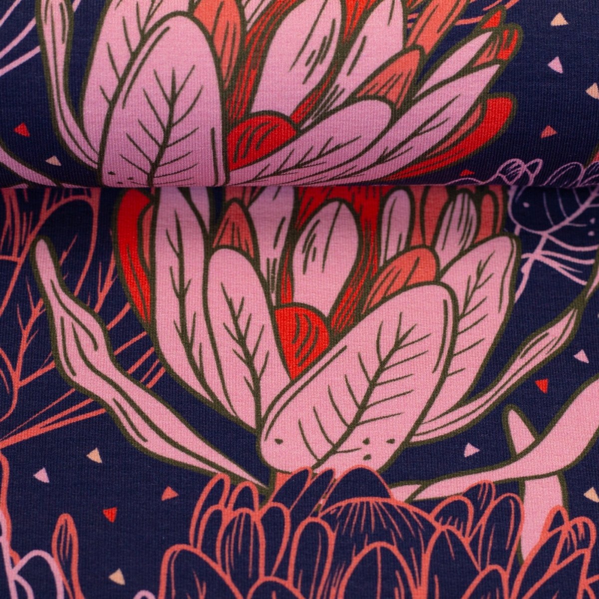 Modal French Terry „Flower Dream“ – Made by Colu