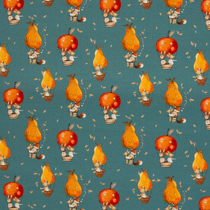 French Terry  "Little Fox & Friends" - Swafing