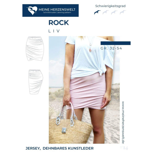 Liv- Rock Damen – Papierschnittmuster Gr. 32-54