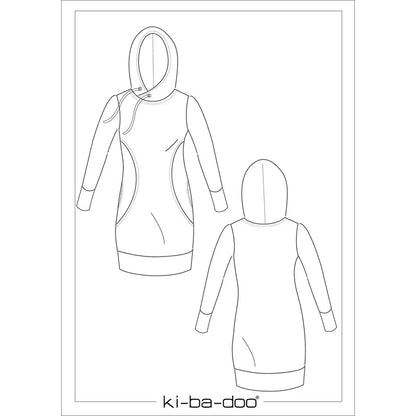 Papierschnitt Hoodie Lou |  Größe 74/80- 158/164