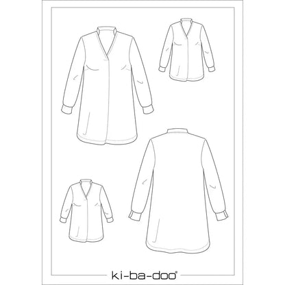 Papierschnitt Bluse Mafrieda | Größe 32- 58