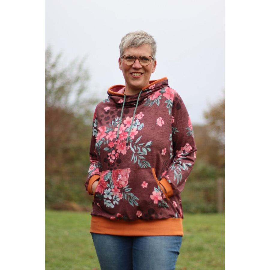Manuc- Hoodie für Damen – Papierschnittmuster