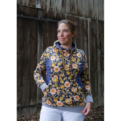 Manuc- Hoodie für Damen – Papierschnittmuster