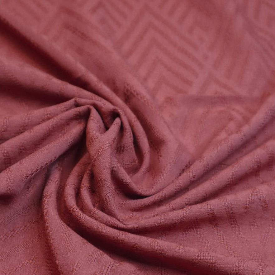 Alta Jacquard Viscose altrosa   Viscose-Baumwolle meetMilk