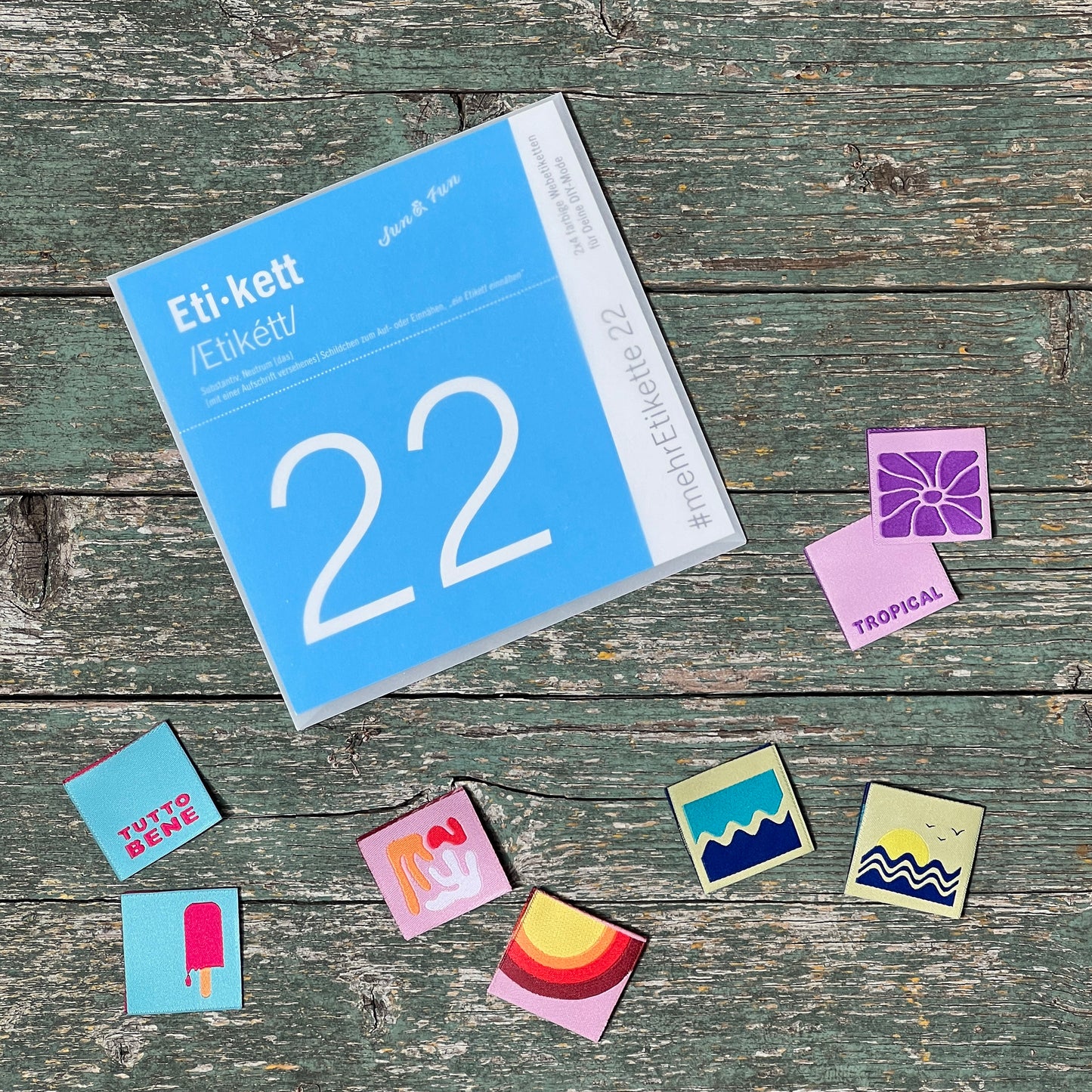 Weblabelset " FUN und SURF" Edition 22 von Pruella #mehrEtikette