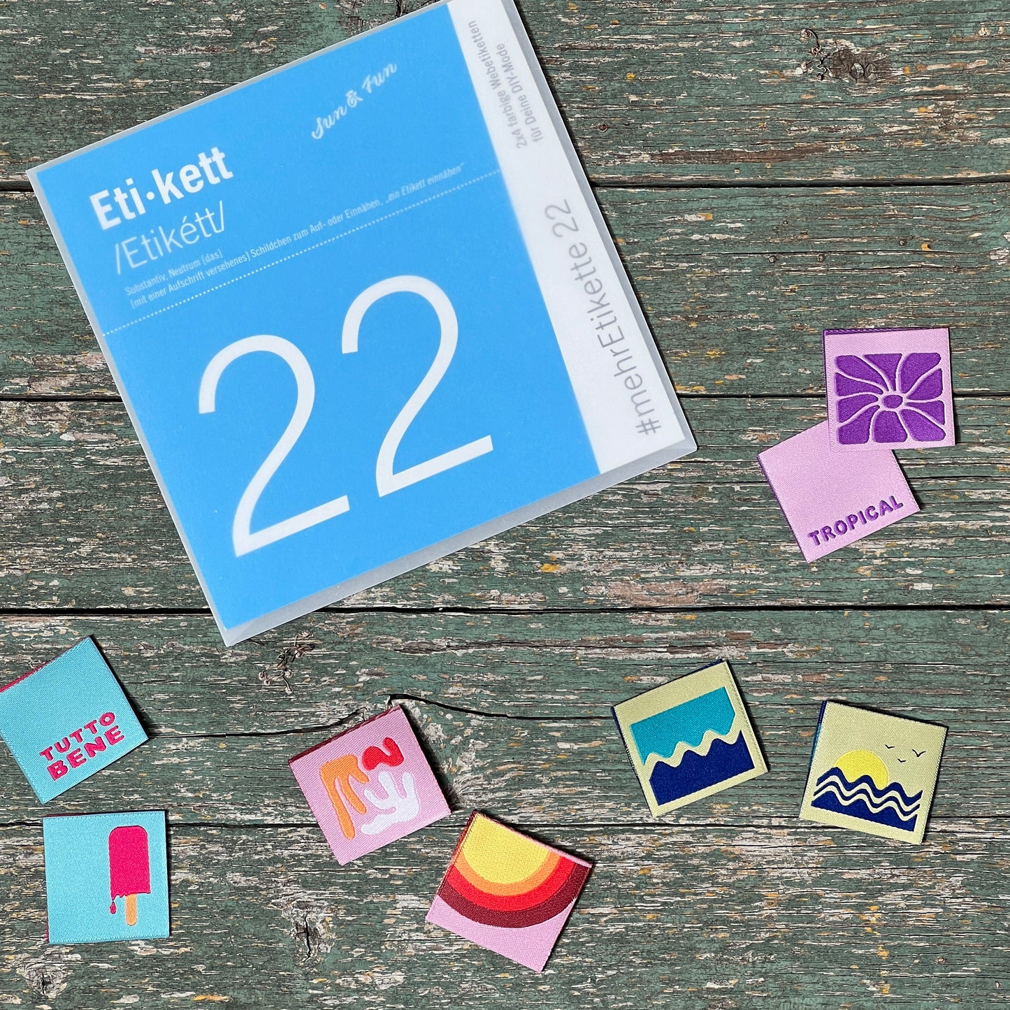 Weblabelset " FUN und SURF" Edition 22 von Pruella #mehrEtikette