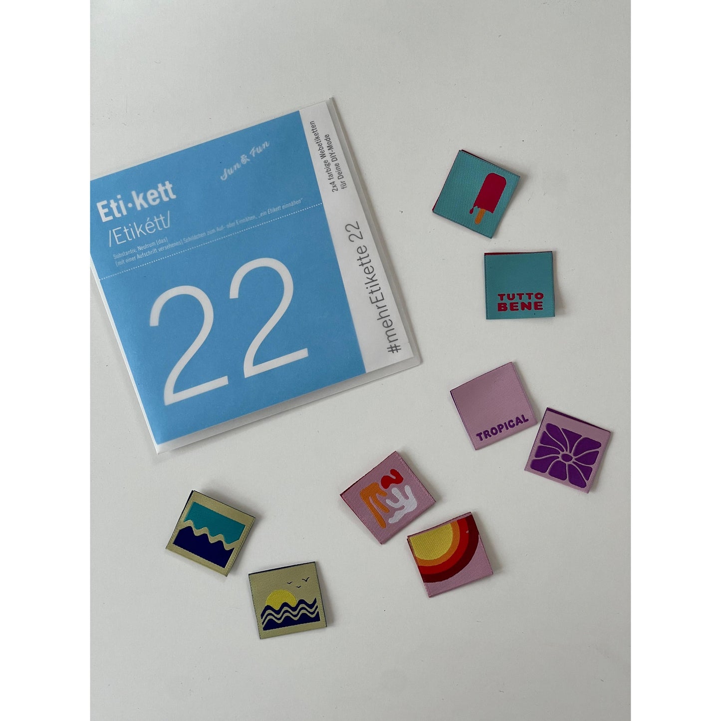 Weblabelset " FUN und SURF" Edition 22 von Pruella #mehrEtikette