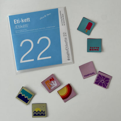 Weblabelset " FUN und SURF" Edition 22 von Pruella #mehrEtikette