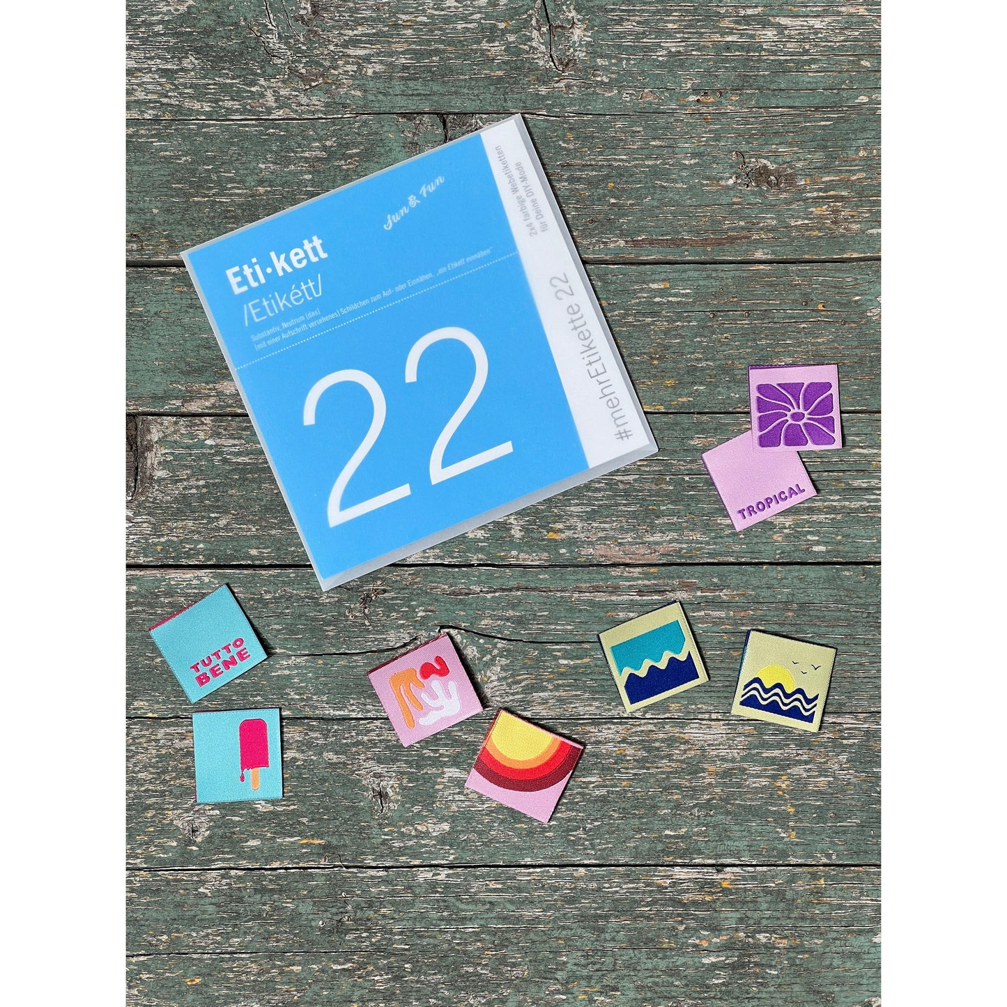 Weblabelset " FUN und SURF" Edition 22 von Pruella #mehrEtikette